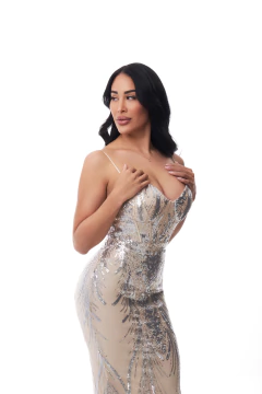 VESTIDO TRENTO PLATA - comprar online