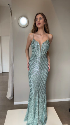 VESTIDO FLORENCIA ACQUA