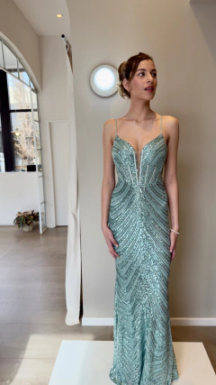VESTIDO MÓNACO ACQUA