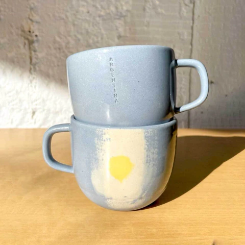 2 Tazas con asa - ARGENTINA - COLECCIÓN LUMA - tienda online