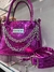 Cartera Zoe- Fucsia con cadenas