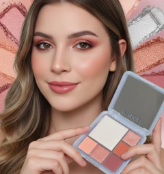 (CS5328-2) Paleta de sombras + Iluminador VANITY TONO 2 - PINK 21
