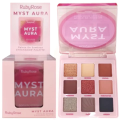 (HB-E2203x6) Set de 6 Paletas de sombras MYST AURA - RUBY ROSE - comprar online
