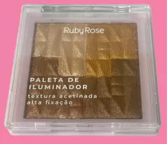 (HB7234-3) Paleta de iluminadores MASTER GLOW- RUBY ROSE - comprar online