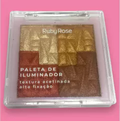 (HB7234-1) Paleta de iluminadores FIREGLOW - RUBY ROSE - comprar online