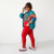 Calza Pop Red Supplex con bolsillos