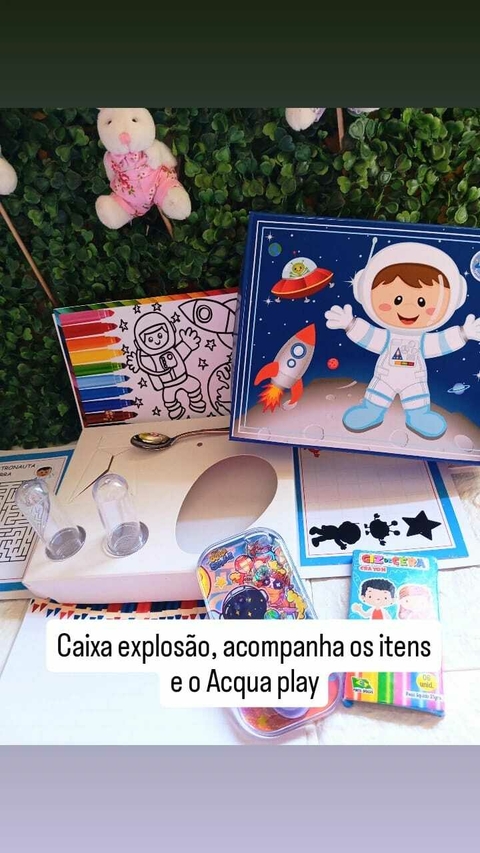 caixa Explosão Astronauta