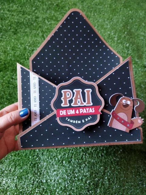 Caixa Envelope pai de 4 patas