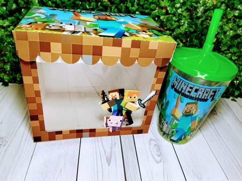 1 caixa ovo copo minecraft
