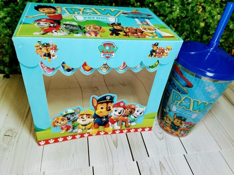 1 caixa ovo copo Patrulha Canina
