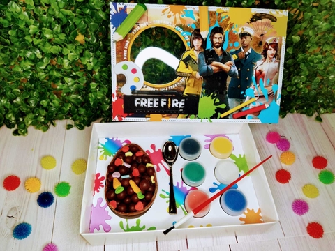 Caixa pintura Free Fire