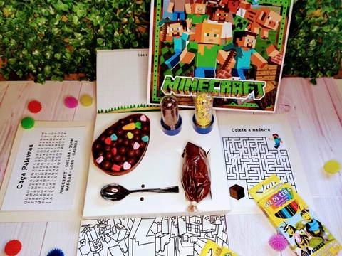 Caixa explosão Minecraft completa