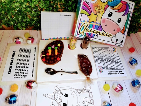 Caixa explosão Unicornio completa