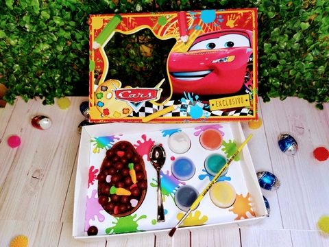 Caixa pintura Carros completa