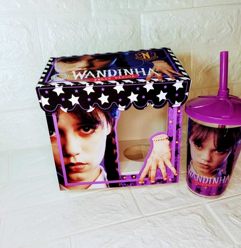 Caixa copo Wandinha