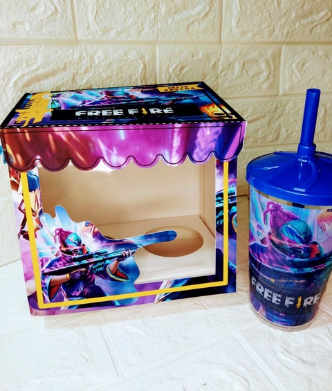 Caixa copo Free Fire