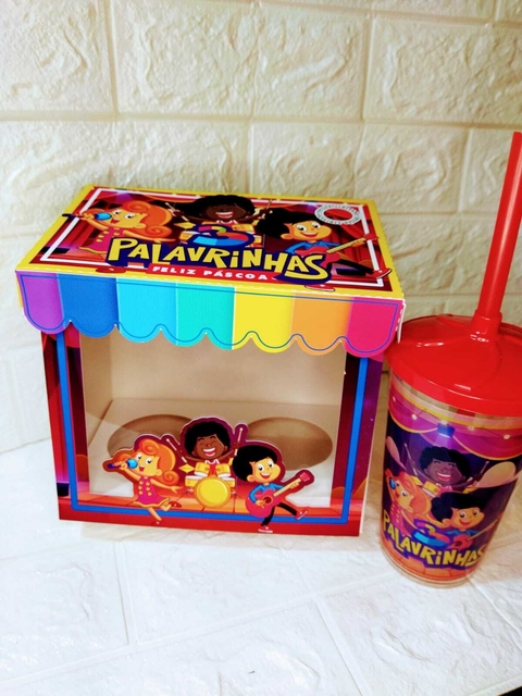 Caixa copo 3 palavrinhas