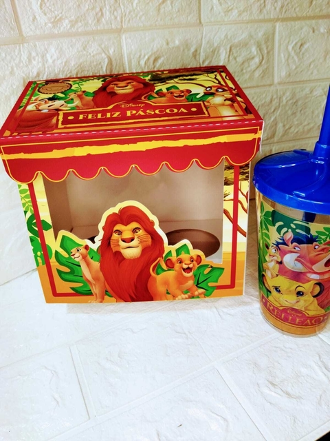 Caixa copo Rei leão