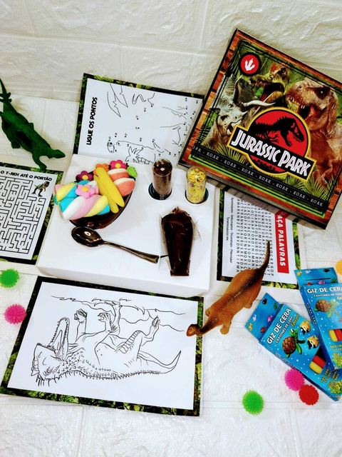 Caixa Explosão Dinossauro