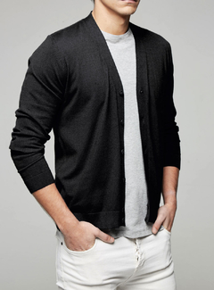 CARDIGAN ROCHAS CON BOTONES 190014 - comprar online