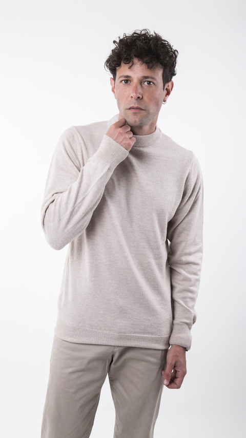 SWEATER MEDIA POLERA ROCHAS 23420