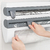 Porta Rollo Cocina Dispensador Film Aluminio Estante 4 En 1 Blanco en internet