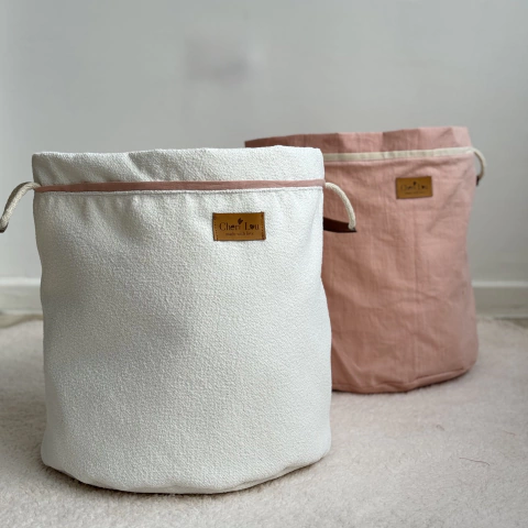 Canasto Grande Juguetes x 2 Rosa - comprar online