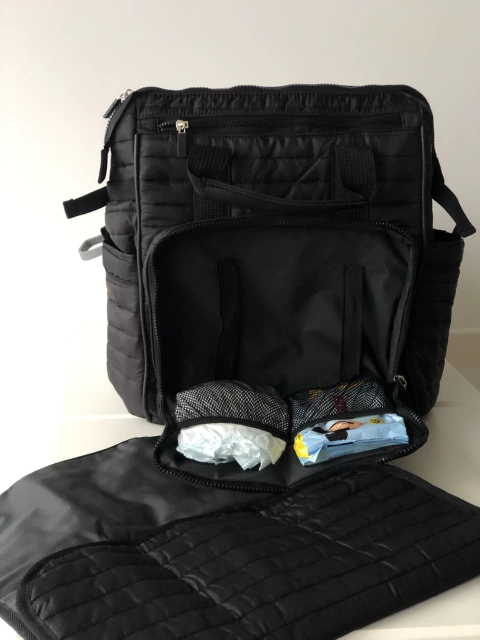 Mochila Maternal Tulum con Cambiador Negro
