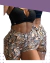 SHORT PIA SNAKE- print frunce y espalda en V - comprar online