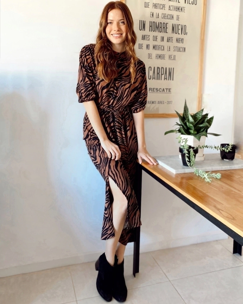Vestido Stormy Ocher