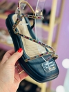 Sandália Flat Luana Preta - comprar online