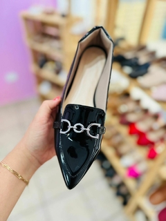 Sapatilha Ivone Verniz Preto - comprar online