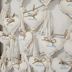 Imagen de Pack x 12U Souvenir Corazones colgantes