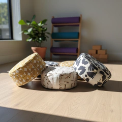 Zafu Estampado para Meditación y Yoga
