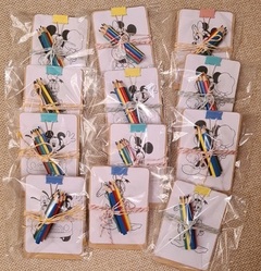 Tablitas para colorear, Souvenirs infantiles Pack x 12 unidades en internet