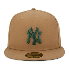 Boné New Era 59FIFTY MLB New York Yankees Back To School Fitted Aba Reta Marrom