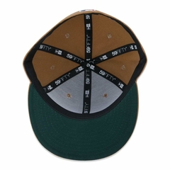 Boné New Era 59FIFTY MLB New York Yankees Back To School Fitted Aba Reta Marrom - Phyton Shop