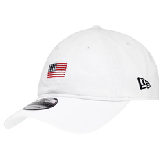 Boné New Era 9TWENTY Aba Curva Mini Flag EUA Branco na internet