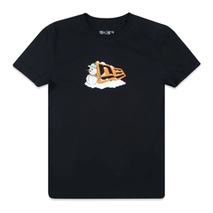Camiseta Infantil New Era Snow Flag Preto
