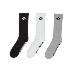 Kit Meia Converse Cano Médio Star Chevron Unissex (3 Pares) na internet