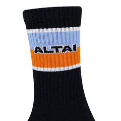 Meia Altai Listra Laranja e Azul - comprar online