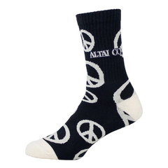 Meia Altai Preta Peace