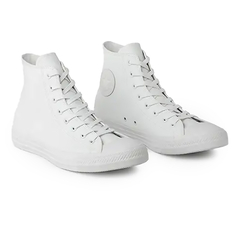 Tênis Converse All Star Chuck Taylor Monochrome Leather Hi Unissex na internet
