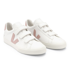 Tênis Veja Recife Logo ChromeFree Leather White/Babe - comprar online
