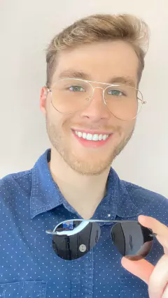 Armação de Grau | Aviador 2 em 1