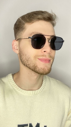 Óculos Clipon Armação Masculino Quadrada Smile 2 em1 Gold - comprar online