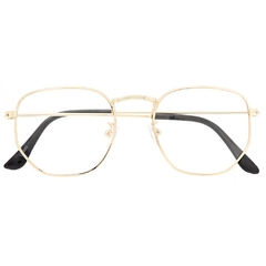 Armação de Grau Masculino | Hexagonal Dourado - comprar online