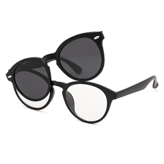 Armação de Grau Masculino | France Preto Clipon 3 em 1 - comprar online