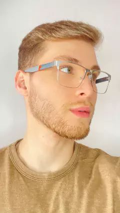 Armação Masculino | Burundi Prata - comprar online