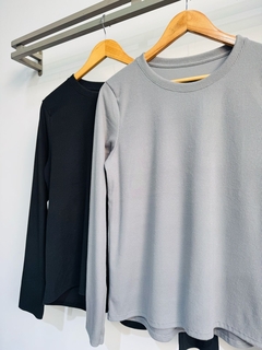 Remera M/L morley grueso básica (T. Aprox M/L) - comprar online